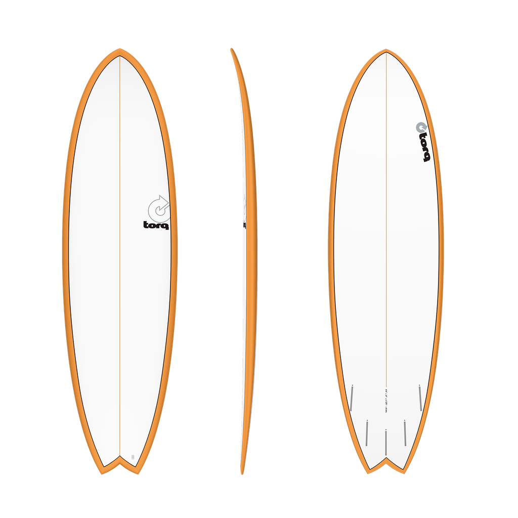 torq TET 6´6 - Fish - Orange Rails + Pinline 