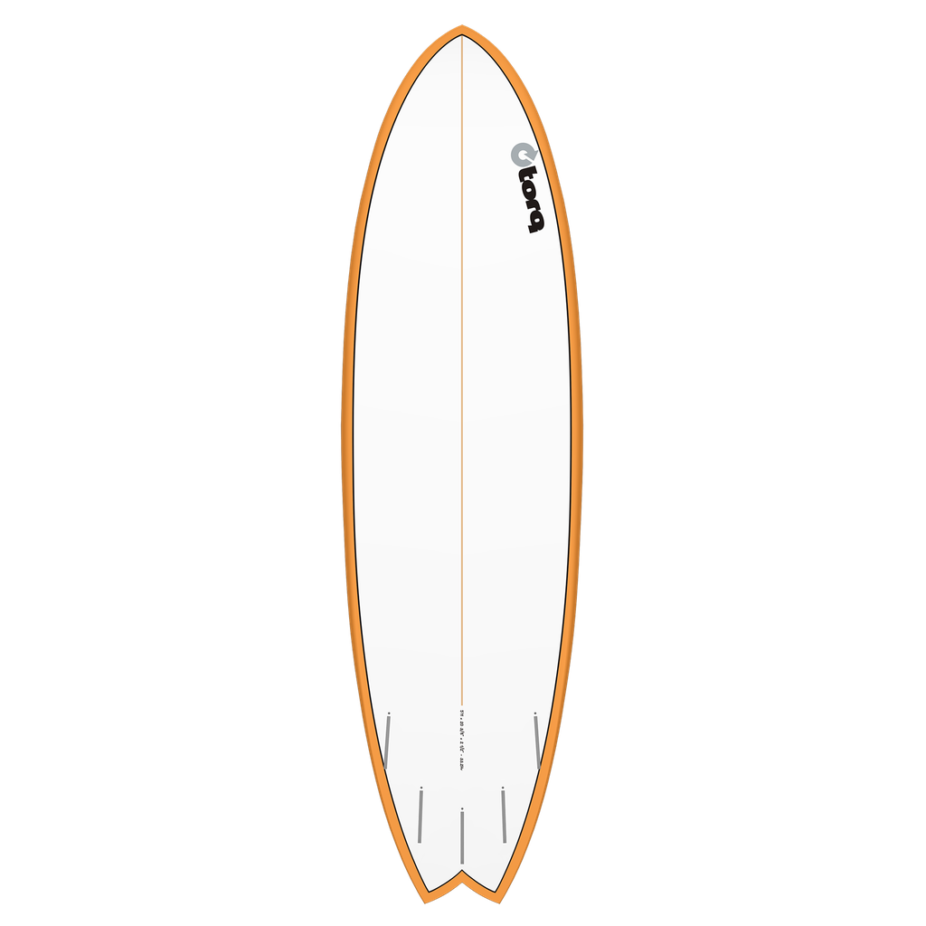 torq TET 6´3 - Fish - Orange Rails + Pinline 