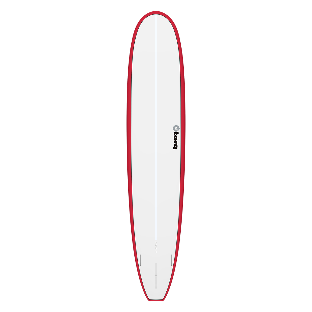 torq TET 9´6 - Longboard - Red Rails + Pinline 